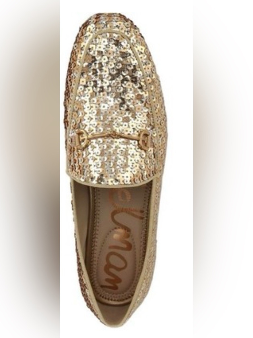 Sam Edelman Gold 💛 Sequin Bit Loafers